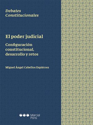 cover image of El poder judicial